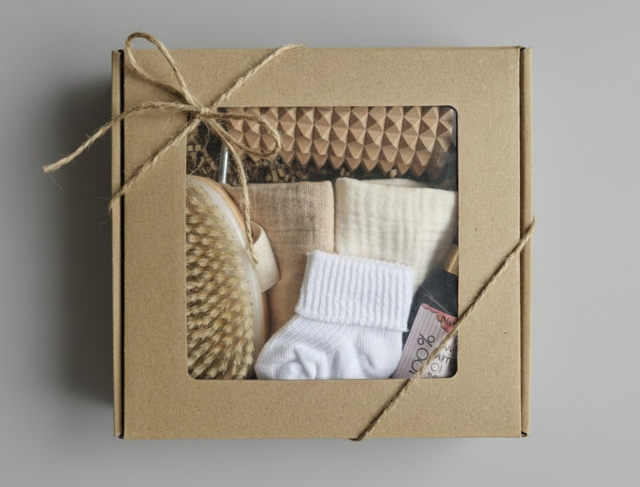 Zestaw dla Mamy i Noworodka MamyBobasy – Czekamy, Maluszku MEDIUM– Idealny Prezent Świąteczny