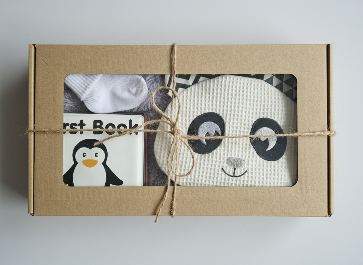 Zestaw dla Noworodka MamyBobasy – Cześć, Mały Cudzie – Idealny Prezent Świąteczny